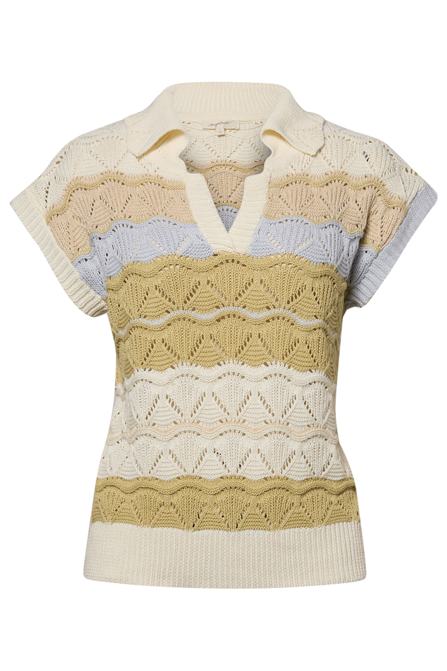 V-Neck Knit Top