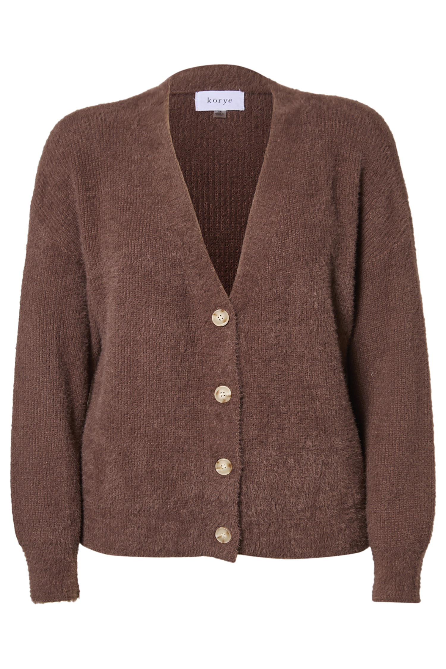 Ribbed Fuzzy Cardigan