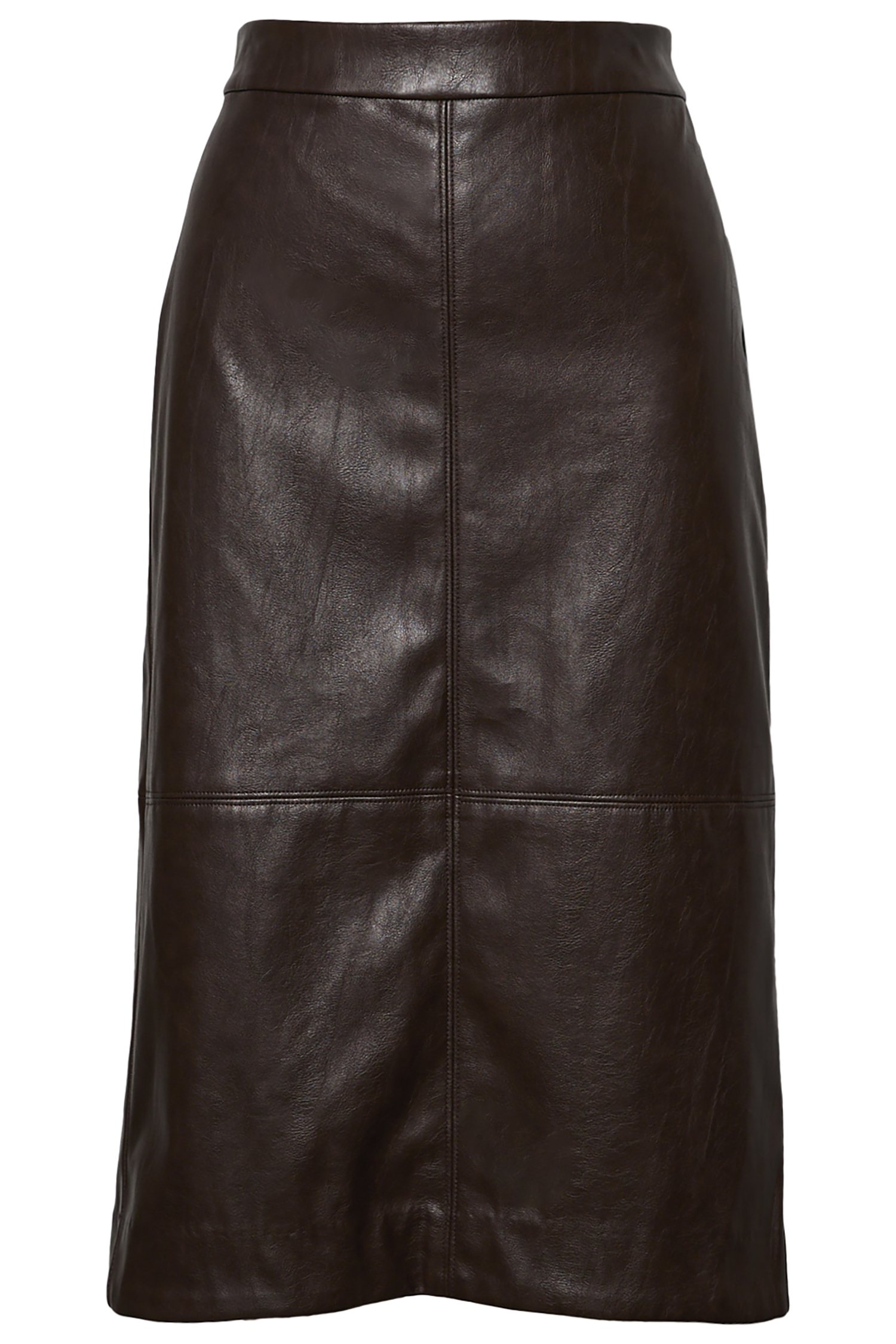 Leather Midi Skirt