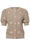 Button Front Knit Top