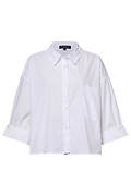 Cropped Poplin Shirt