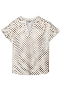 Petite Wit & Wisdom Polka Dot Blouse