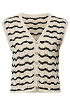 Striped V-Neck Knit