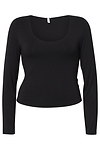Scoop Neck Long Sleeve