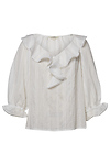 Ruffled Front Blouse