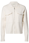 Collared Zip-Up Cardigan